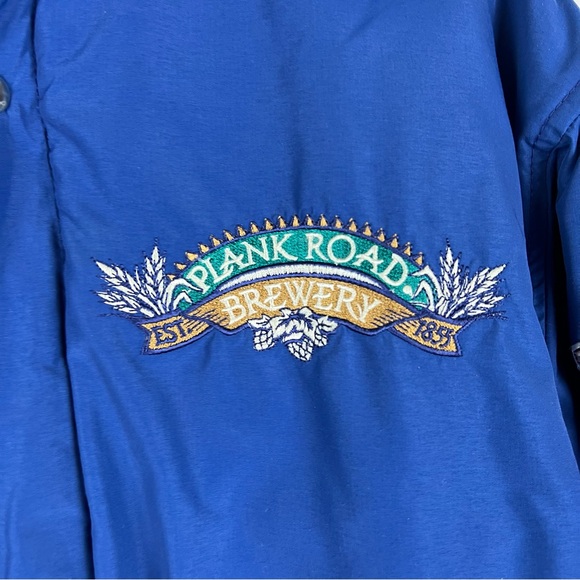 Vintage Red Dog Plank Road Brewery Embroidered Jacket Large - Picture 3 of 7